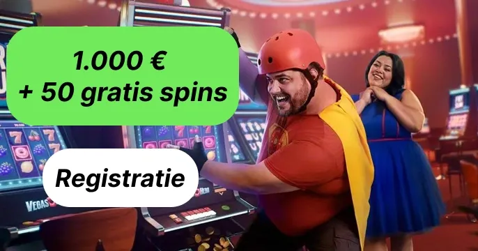Vegas Hero Casino Nederland Claim direct €1.000 Bonus + 50 Gratis Spins